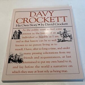 “Davy Crockett, His Own Story,”